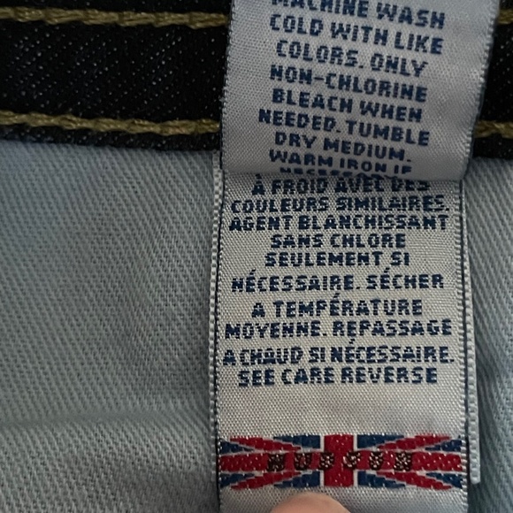 Hudson Dark Blue Signature Bootcut Flare Jeans Women's Size 29 Mid Rise Retro - Picture 11 of 16